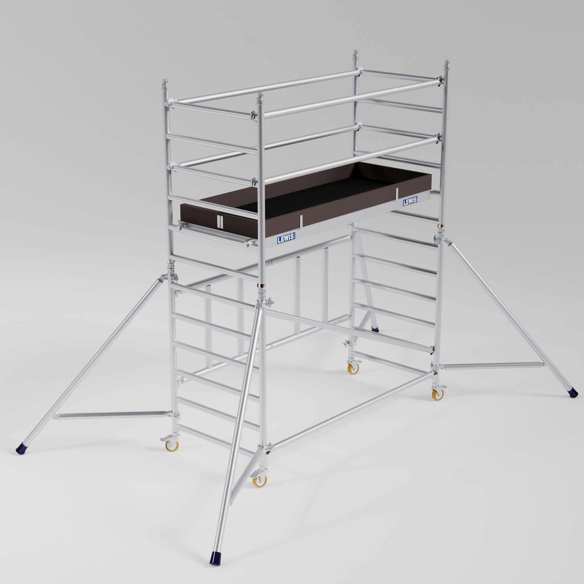 miniscaff trade – folding scaffold tower – working height 4.1m miniscaff trade - folding scaffold tower - working height 4.1m