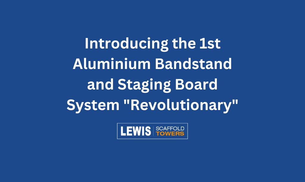 Introducing the 1st Aluminium Bandstand and Staging Board System Revolutionary