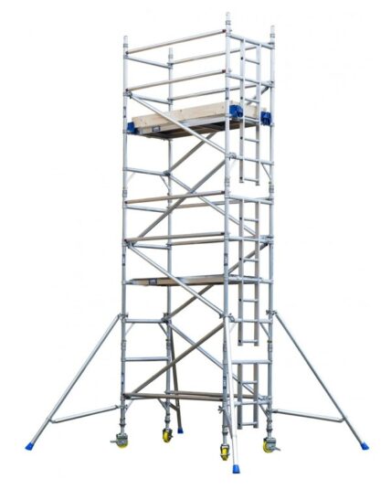 Single width Lewis industrial scaffold tower