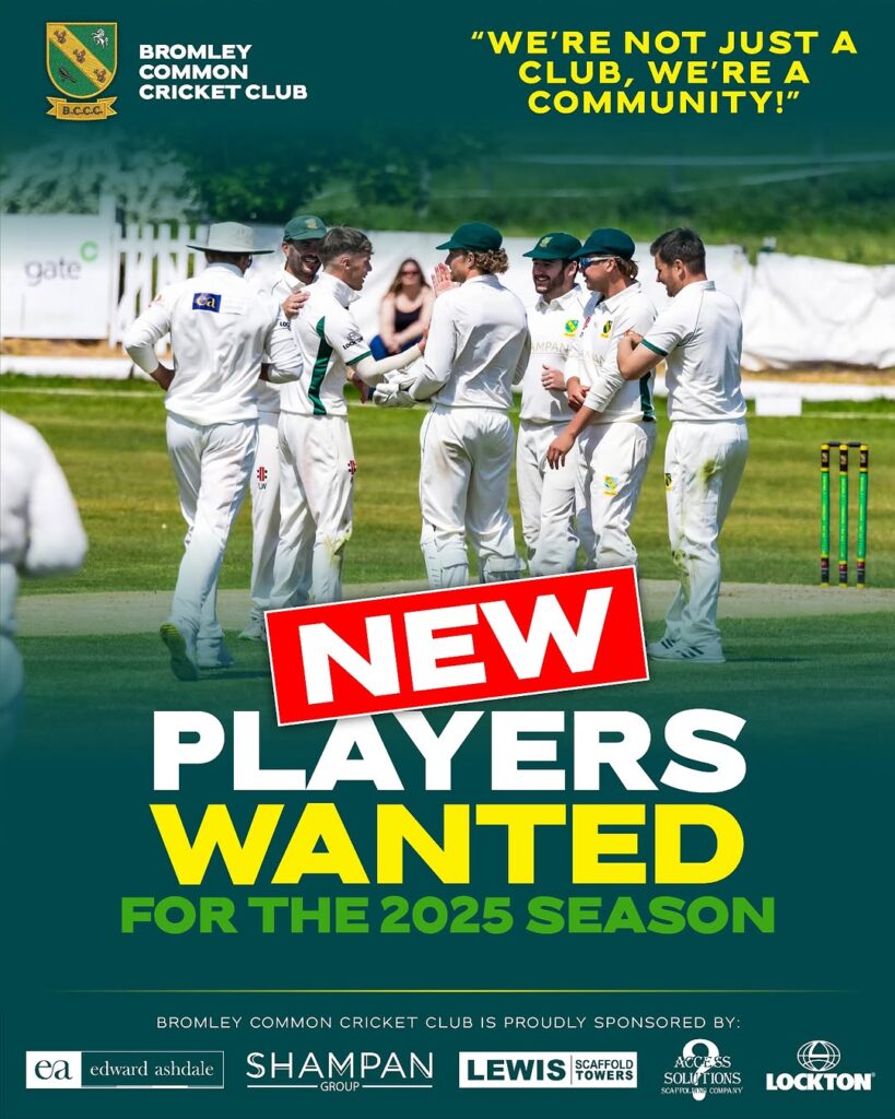 LEWIS sponsors Bromley Common Cricket Club