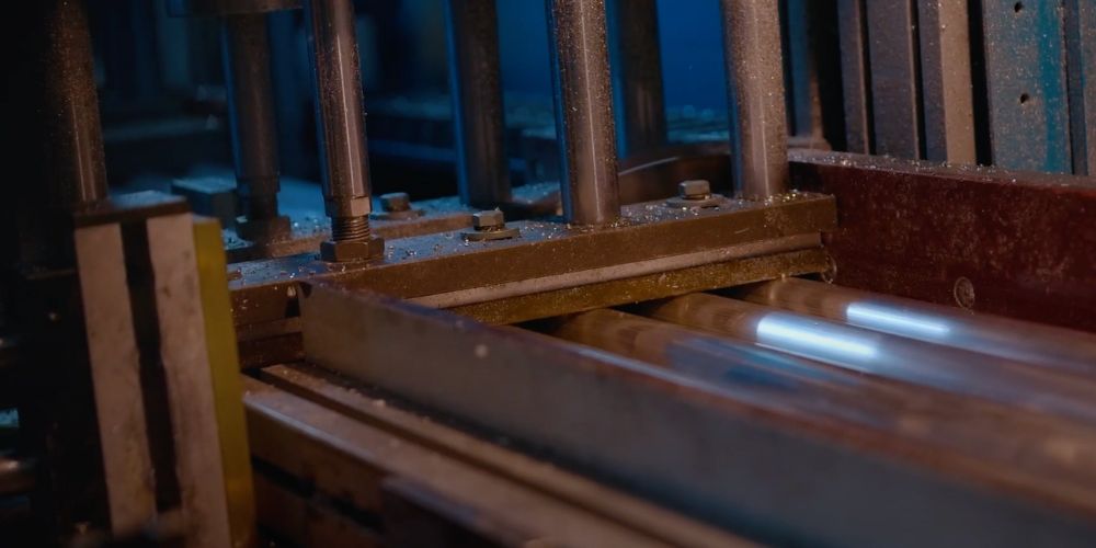 aluminium tube cut 598 mm intervals