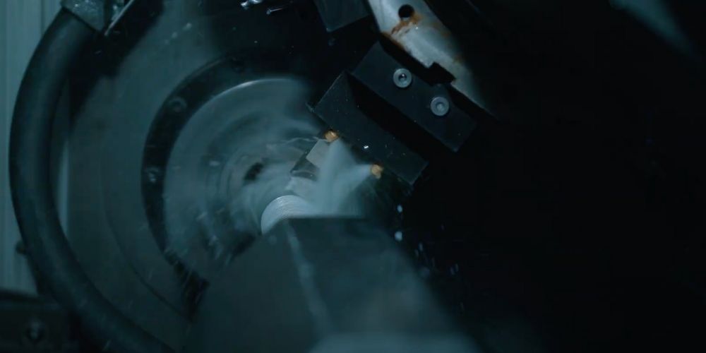 aluminium tube threading helical groove