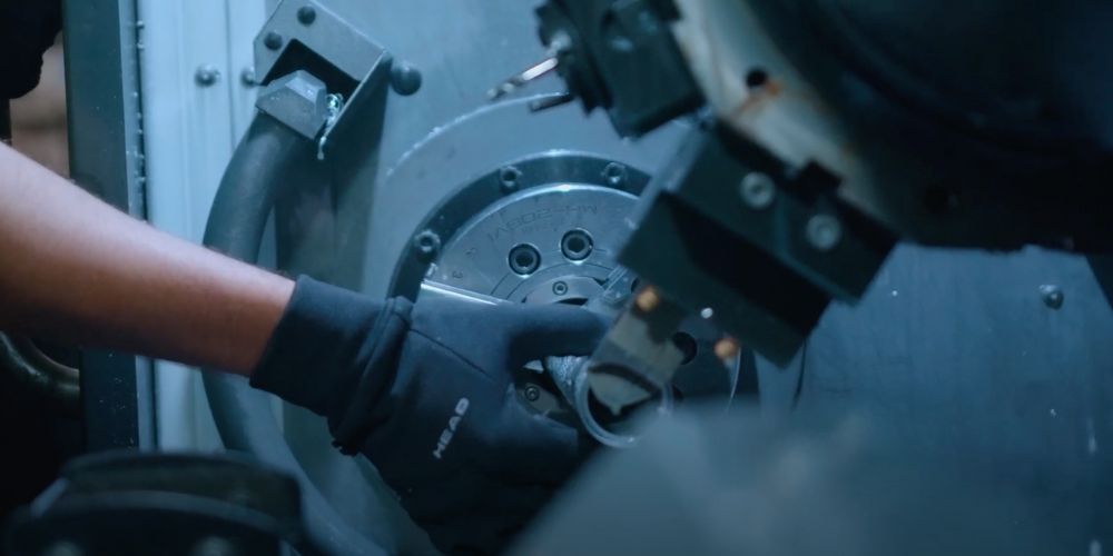 machine zero point for aluminium tube threading