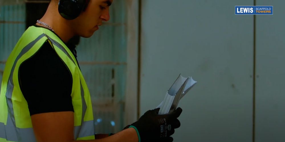 scaffold tower bandstand diagonal support brace