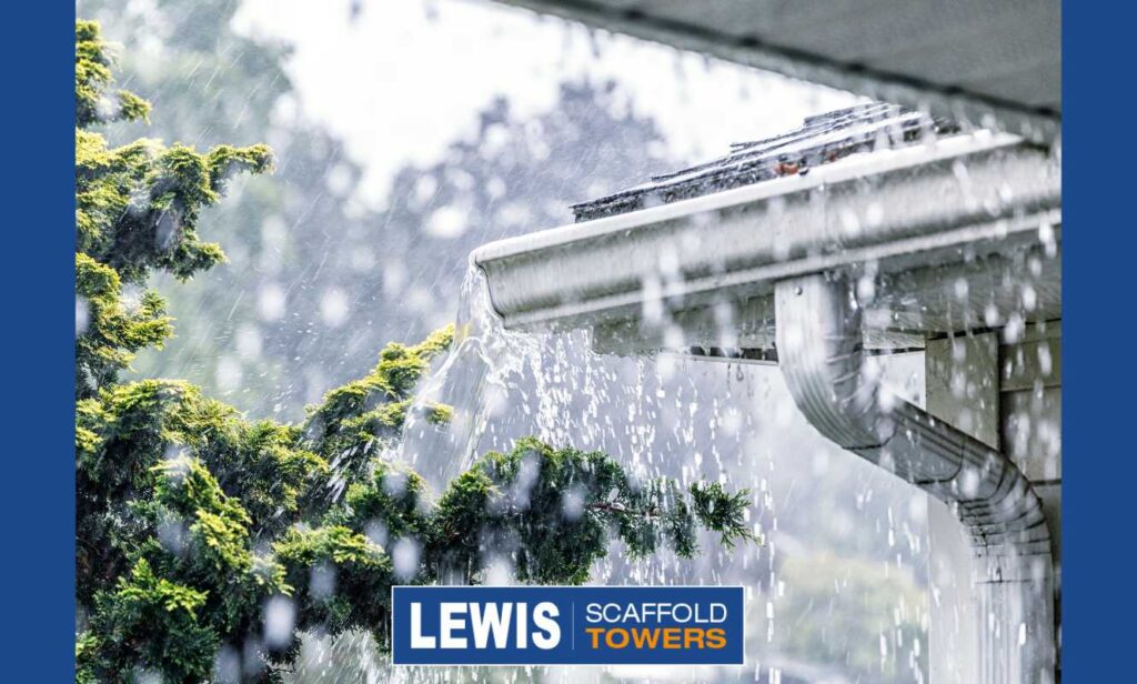 Ladder Or Scaffold Tower For Roofing 1