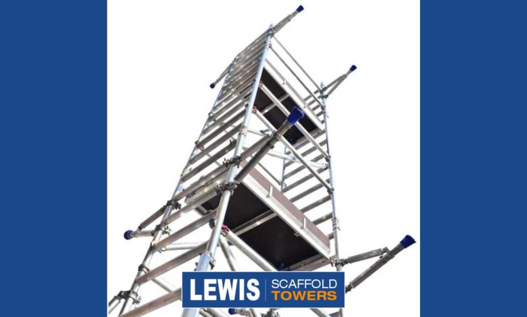 Lift shaft scaffold towers