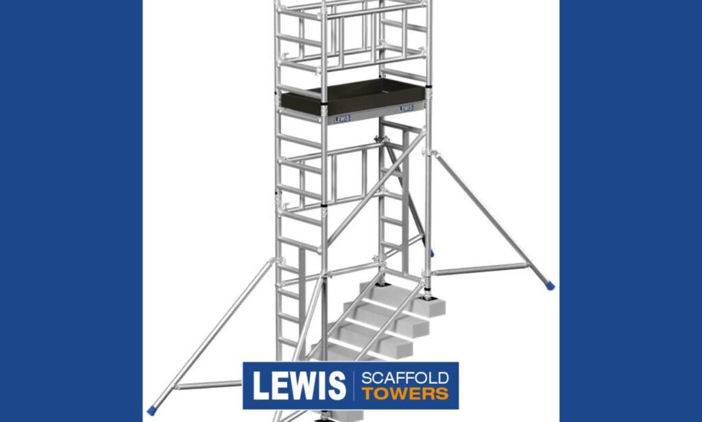 stairwell scaffold towers