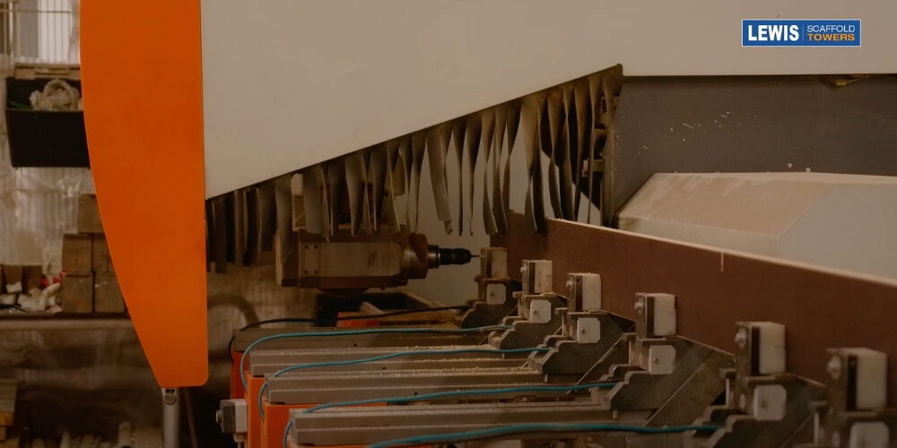 drilling 6ml holes for hinges in toe-board 6