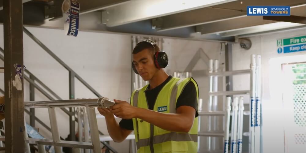 spigot installation tower frame lewis