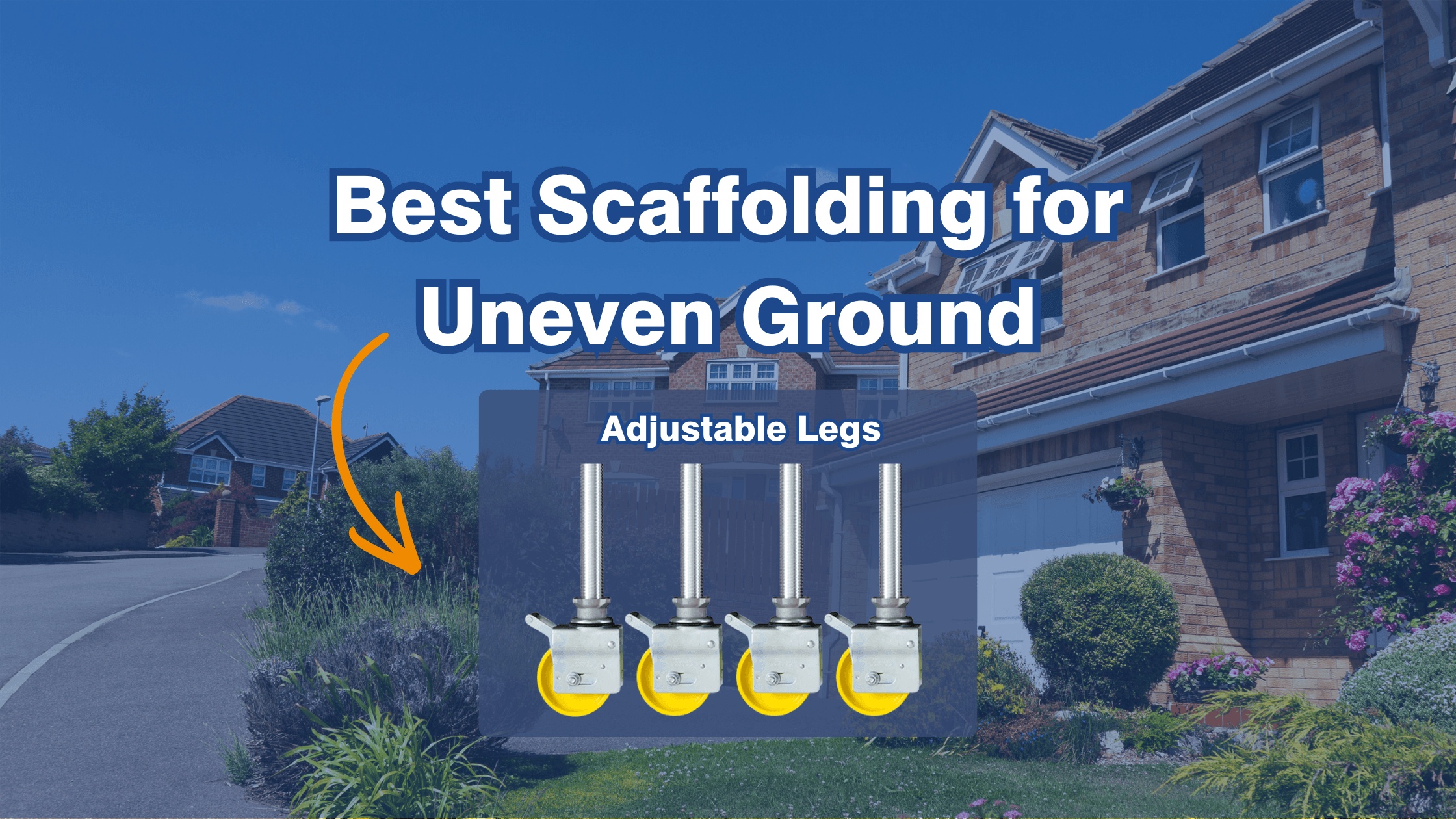 best scaffolding for uneven ground